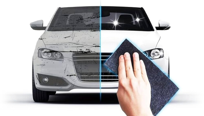 Before/After image, NanoWipe